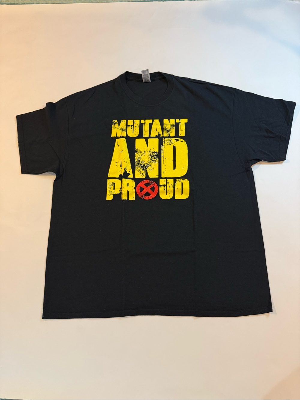 Marvel X-Men Mutant And Proud Graphic T-Shirt Black Sz 2XL